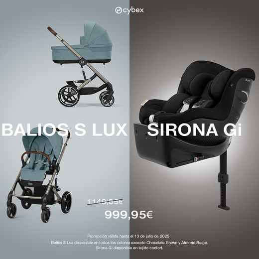 Pack Cybex Balios S Lux + Sirona Gi (desde 0 hasta 4 años)