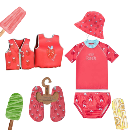 Pack de baño completo BT-BOX Strawberries