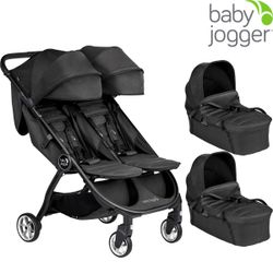 Pack gemelos Baby Jogger City Tour 2 Double con 2 capazos - Exposición