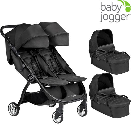 Doppelpack Baby Jogger City Tour 2 Double mit 2 Babywannen