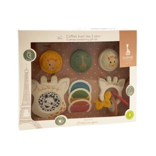 Pack regalo Sentidos Sophie la girafe (Oído + Vista + Olfato)