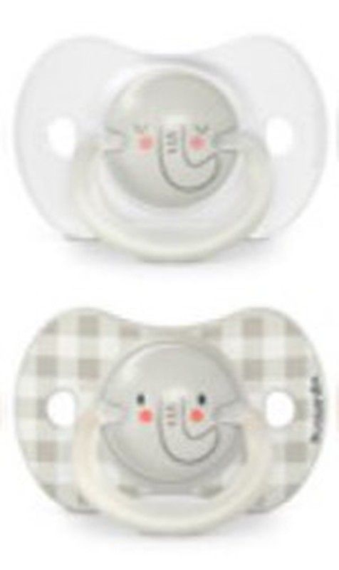 Pack x2 chupetas de silicone com anel luminoso 0-6m Suavinex