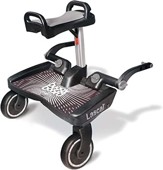 Plataforma BuggyBoard Lascal Maxi Negro + Asiento Gris