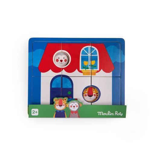 Puzzle 3 piani Popipop Moulin Roty