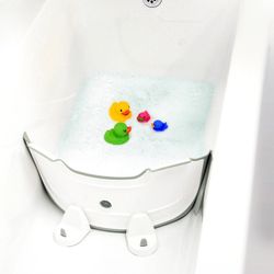 Réducteur de baignoire Babydam blanc / rose