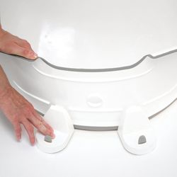 Réducteur de baignoire Babydam blanc / rose