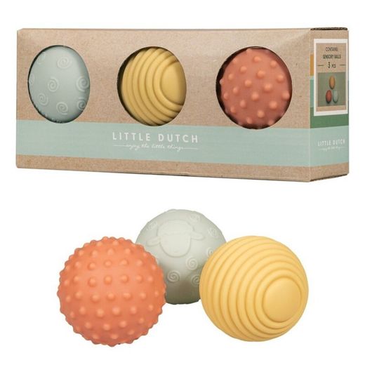 Lot de 3 boules sensorielles Little Dutch