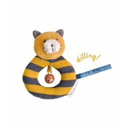 Sonajero anilla mostaza Lulu Moustaches Moulin Roty
