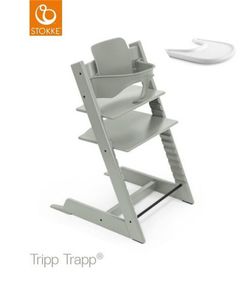 Cadeira alta Stokke Tripp Trapp + Conjunto de bebê + Bandeja
