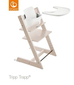Cadeira alta Stokke Tripp Trapp + Conjunto de bebê + Bandeja